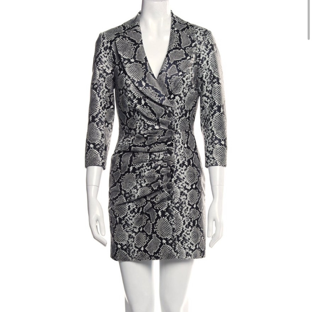 Retrofete lamb leather dress